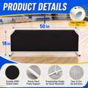 3 Pcs Court Divider Compatible with Pickle Ball Barrier
Low Profile Ball Stopper Fence, 12.3 ft Total Length, 1.5 ft High, Heavy Duty, Field Divider for Courts and Training Areas