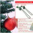 5 x Ornament Hooks Essential Christmas Tree Decorating Hangers Great Xmas Ornament Hooks for Hanging Christmas Decorations 35 PCS (Round-Upgraded-24pcs)