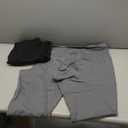 NEW YOUNG 2 Pack Plus Size Fleece Lined Leggings Women-1X-4X High Waist Winter Tummy Control Thermal Warm Yoga Pants (3X-Large, Black,grey)