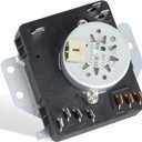 W10185982 Dryer Timer Compatible with Whirlpool, Maytag WED4815EW1, WGD4800XQ0, YWED5200VQ1, WPW10185982 Dryer Timer Replacement for 418-618-20-b5, PS11749831, 230V 60Hz, OEM Quality