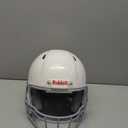 Riddell Victor Youth Football Helmet , White/ Gray, Medium