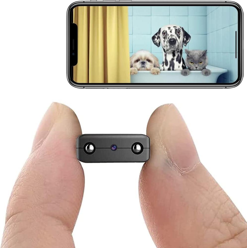 Small Cameras Hidden Camera Wireless Outdoor WiFi Camera Mini Cam Small Wireless Home Security Camears Nanny Cam Wireles Cameras Night Vision, Motion Detection XD