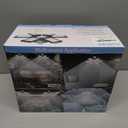 4 Pack LED Garage Light, 200W 20000LM 6500K LED Shop Lights, Garage Lights Ceiling Led with 6+1 Deformable Panels, Screw in E26/E27 Socket Bulb for Warehouse, Workshop, Basement, Barn Lighting