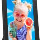 Uhale 10.1inch Digital Picture Frame WiFi Smart Touch Screen Digital Photo Frame 1280 * 800 IPS HD Display Screen Electronic Photo Frame 16GB Storage, Send Photos and Videos Instantly with Uhale (black)