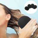 NOLITOY 12 Pieces Black Scalp Massage Combs Portable Soft Washing Hair Brushes for Shampooing Hair Care and Styling at Home or Travel