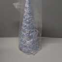 3 Set 14" 12" 10" Blue and White Christmas Tree Decor Chinoiserie Christmas Tree Table Decor Large Cone Porcelain Xmas Trees for Holiday Wedding Party Mantle Table Centerpiece Home Indoor Outdoor