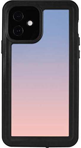 Skinit Waterproof Phone Case Compatible with iPhone 12 - Rose Quartz & Serenity Ombre Design