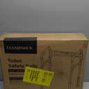 Toilet Safety Rails, Adjustable Toilet Frame for Elderly, Seniors, Handicap & Disabled, Foldable Handicap Toilet Handles Fit Any Toilets (Gray)