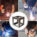 24-Piece Welding Practice Kit, 16 Gauge Steel Welding Coupons for MIG TIG Stick, Beginner Welding Training Set for DIY Metal Projects, Low Carbon Steel