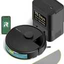 iRobot Roomba 104 2in1 Vacuum & Mop Robot - Self-Empties for 75 Days, Intense Power-Lifting Suction, Vacuums All Floors, Ideal for Pet Hair, LiDAR Smart Navigation Mapping, Mops Hard Floors