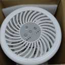 Air Purifiers for Bedroom, FULMINARE H13 True HEPA Air Filter, Quiet Air Cleaner With Night Light, Portable Small Air Purifier for Home, Office, Living Room (White)