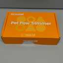 oneisall Dog Clippers with Double Blades,Cordless Small Pet Hair Grooming Trimmer,Low Noise for Trimming Dog's Hair Around Paws, Eyes, Ears, Face, Rump (Black)