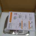 LAMU Lazy Susan Organizer 14.56''x11'' for Refrigerator Organizers and Storage Fridge Organization, Turntable Condiment Organizer for Kitchen, Table Top, Cabinet, Pantry, Countertop, 1 Pack