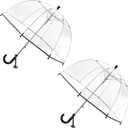 RONIARE Kids Clear Bubble Umbrellas for Rain Dome Windproof Umbrella for Kid Girls and Boys