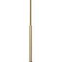 KCO Lighting Modern Globe Ceiling Light Brass Dome Pendant Light Yellow Glass Pendant Light Brushed Gold Pendant Lighting Adjustable Hanging Ceiling Light for Dining Room