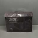 Heated Electric Blanket Queen Size - 84" x 90" Heating Blanket with Dual Control, 10 Heating Levels & 8 Hours Auto Off, Soft Warm Flannel Blanket, Christmas Birthday Gifts for Senior Grandma (Jasper)