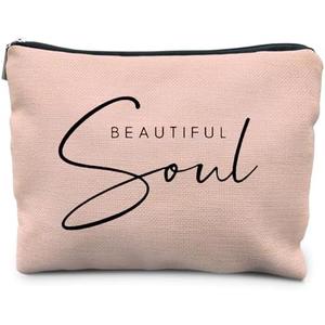 RYYCDOI Inspirational Makeup Bag - Women's Empowerment Gifts, Feminist & Strong Woman Gifts, Girl Power Cosmetic Bag