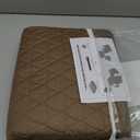 TAOCOCO 100% Waterproof Recliner Cover - Recliner Cover with Non-Slip Granule, Recliner Chair Covers with Elastic Band, Recliner Chair Covers for Reclining Chair(Brown, Small-22'')