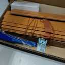 2" Slats Wood Blinds for Indoor Windows: Solid Wooden Blackout Blind&Shades, 31.5"W x 36"H