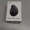 Acer Ergonomic Mouse Wireless, Adjustable DPI Vertical Mouse 1000/1200/1600 with 6 Buttons, Rechargeable Ergo Mice, Medium to Large Sized Hands, 2.4GHz USB Receiver for Computer, Laptop, PC