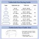 Joyfol Day Buffalo Plaid Easter Tablecloth, Bunny Waterproof Rectangle Table Cloth, Blue Flowers Washable Table Cover for Spring Dining Party Decor (84 X 60 Inch), Grey Checkered