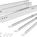 463343015 G432-001D Heat Tent 3 Burner Replacement Parts for Charbroil Grill Parts Advantage 463435115 G432-8M00-W1 G458-0018-W1 463436815 463370015 463335115 463234815 Heat Shield Carryover Tubes