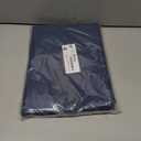 Smiry Rectangle Table Cloth Linen Textured, Waterproof Spillproof Anti-Wrinkle Burlap Tablecloth, Washable Decorative Fabric Table Cover for Dining, Party, Banquet, 54 x 78 Inch, Navy