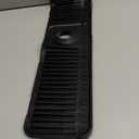 24'' Longer Faucet Mat for Kitchen Sink Splash Guard[7 Slope Fast Self-draining][Snap Lock Fit]Kitchen Sink Faucet Mat Splash Guard Kitchen Sink Area Water Splash Guard Behind Faucet Draining Mat (24" x 5.5", Black)