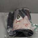 Buffalo Plaid Xmas Trees Merry Christmas Kitchen Rugs Set of 2, Winter Holiday Party Low-Profile Floor Mat Decorations for Home Kitchen 17"x47"+17"x30"