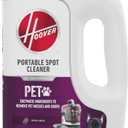 Hoover Pet Portable Spot Cleaner Solution, 64 oz., Tropical Breeze Scent, Upholstery and Carpet Shampoo Solution, Eliminates Pet Messes and Odors, Designed for Hoover CleanSlate Spot Cleaner