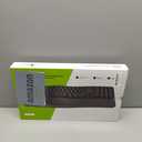 seenda Bluetooth Ergonomic Keyboard, COE311 Wireless Keyboard with 3 Multi-Device Connectivity, Rechargeable, Wave Keys, Soft Wrist Rest, Compatible for Windows/macOS/PC/Laptop/MacBook/iPad - Black