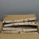 12 Pack Birch Logs for Fireplace Decorative,Birch Wood for DIY Crafts,Natural Birch Log for Decoration,Birch Branches for Fireplace Decor,Firebowl,Fire Pit(Logs:0.7''-1.6'' Dia.x16.5 Length)