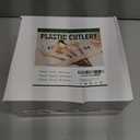 Lullaby 240PCS Gold Plastic Silverware, Heavy Duty Disposable Cutlery Set Include 80 Forks, 80 Spoons, 80 Knives, Perfect for Wedding, Party, Gathering and Daily Use