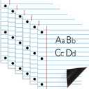 Feifeiya 6 Pack Giant Magnetic Dry Erase Notebook Paper 17 x 22 Inch Back to School Handwriting Lined Paper for Classroom Whiteboard Accessories Reusable Dry Erase Chart Sheet for Homeschool Office