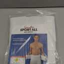 Saunders S'port All Back Support with White Compression Shorts: Women's, Medium (Waist: 29" - 31")