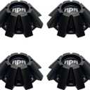 Wheel Cap Hub Cap RDR Red Dirt Road Matte Black CBRD1-2P Center Cap (4)