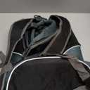 YUDODO Dog Front Carrier Backpack, Adjustable Breathable Pet Carrier for Small Dogs Cats, Ventilated Puppy Back Pack with Safety Belt, Lightweight Doggy Backpack for Hiking Outdoor (Black, M)