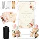 Wedding Welcome Sign Stand, Adjustable Metal Holder for Bridal Shower