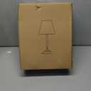 Gold Table Lamps Set of 2, Touch Control &3-Way Dimmable,Vintage Brass Bedside Lamps with LED Bulbs for Nightstands Bedroom Living Room Office