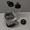 Ganiza Blender for Smoothies, 14Pcs Personal Blender for Shake and Smoothies for Kitchen with 3 Portable Cups (1x24oz & 2X17oz), Single Serve Smoothie Maker, Nutritious Recipe (Black Silver)