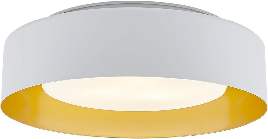16in Ceiling Light, 3-Light E26 Bulb Type,Frosted Glass Lampshape, Large Modern Flush Mount Lamp Fixture for Living Room Bedroom Kitchen Hallway Foyer, Milk White
