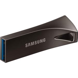 SAMSUNG BAR Plus 3.1 USB Flash Drive, 128GB, 400MB/s, Rugged Metal Casing, Storage Expansion for Photos, Videos, Music, Files, MUF-128BE4/AM, Titan Grey (Gray)