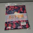 BTFBM Women Summer Dresses Casual Sleeveless Floral Maxi Dresses (XXL)