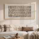Large Framed Neutral Abstract Canvas Wall Art for Living Room, Horizontal Wabi-Sabi Prints Paintings Artwork for walls, Minimalist Modern Pictures Wall Decor for Bedroom, Office, Dining Room, 30x60 In