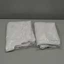 2 Packs Rectangle Tablecloth, 60 x 126 inch White Polyester Tablecloth for 8 Ft Rectangle Tables Fabric Table Cloth Stain and Wrinkle Resistant Washable Table Cover for Dining Table,Birthday,Party