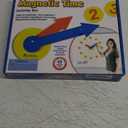 Learning Resources Magnetic Time Activity Set, Homeschool, Time Telling, Basic Math Skills, Giant Demo Clock, Whiteboard Accessories, Grades K+, Ages 5+