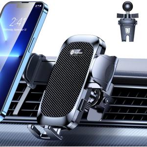 Phone Mount for Car [Military-Grade Super Suction] Universal Hands-Free Phone Holder for Dashboard Windshield Air Vent for iPhone 16 Pro Max Plus Samsung All Phones & Cars