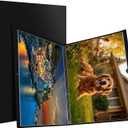 Puzzle Storage Folder Keeper, 1000-Piece Portable&Large Jigsaw Puzzle Organizer with 20 HD Pockets, Space-Saving Storage Puzzles Folder (Black)