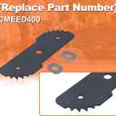 3 Pack 7-1/2" EB-007 Heavy-Duty Replacement Edger Blades For Black & Decker LE750, LE710, LE760, LE760FF, EH1000 & For Craftsman CMEED400