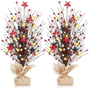 Fall Table Decoration Autumn Maple Leaves Tabletop Ornament Centerpiece for Farmhouse Kitchen Home Celebration Party Decor (2, 4th of July)